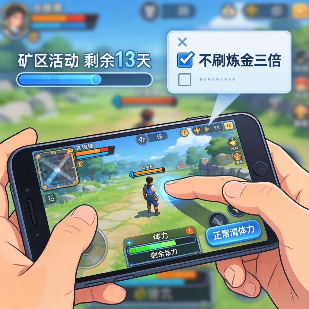 我的勇者【矿区探险】手把手矿区体力规划第二张图