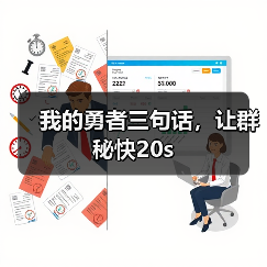 我的勇者三句话，让群秘快20s（图1）