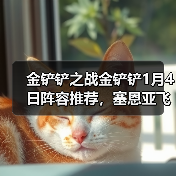 金铲铲之战金铲铲1月4日阵容推荐，塞恩亚飞能玩了！（图4）