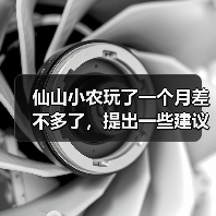 仙山小农玩了一个月差不多了，提出一些建议（图2）