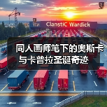同人画师笔下的奥斯卡与卡普拉圣诞奇迹（图1）