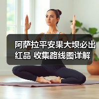 阿萨拉平安果大坝必出红品 收集路线图详解（图3）