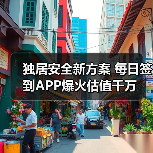 独居安全新方案 每日签到APP爆火估值千万（图1）