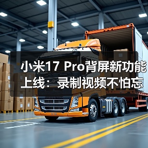 小米17 Pro背屏新功能上线：录制视频不怕忘词了！（图1）