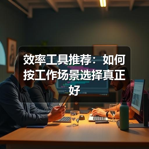 效率工具推荐：如何按工作场景选择真正好用的工具