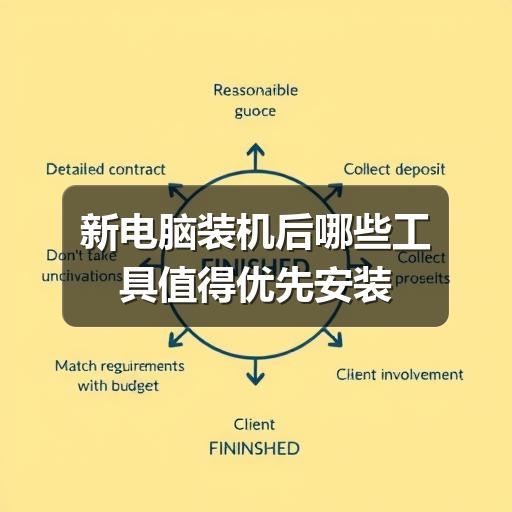 新电脑装机后哪些工具值得优先安装