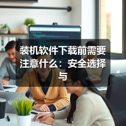 装机软件下载前需要注意什么:安全选择与安装指南