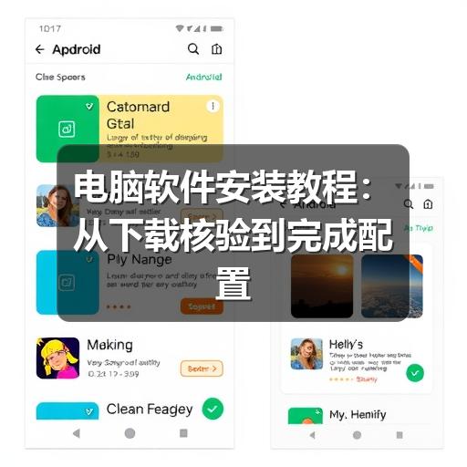 电脑软件安装教程：从下载核验到完成配置的