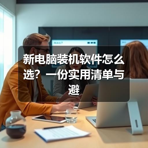 新电脑装机软件怎么选？一份实用清单与避坑