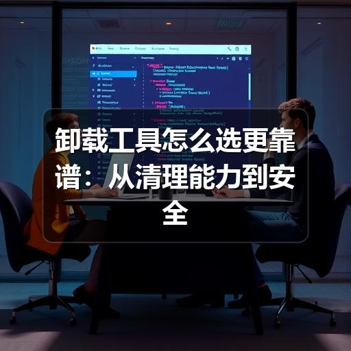 卸载工具怎么选更靠谱：从清理能力到安全性