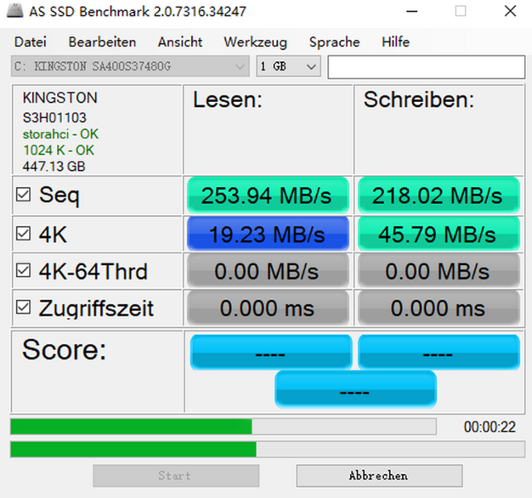 AS SSD Benchmark