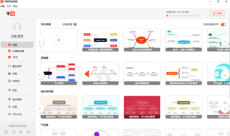 寻简思维导图