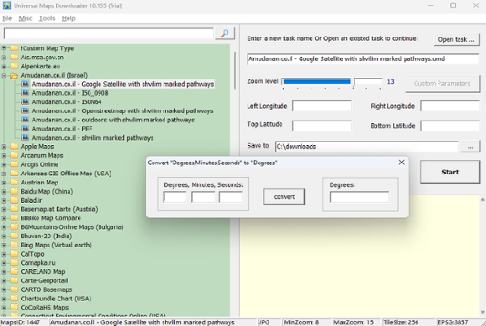 Universal Maps Downloader